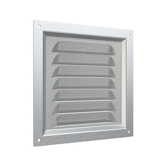 Решетка вентиляционная 1515МЦ (150х150  оцинкованная)
