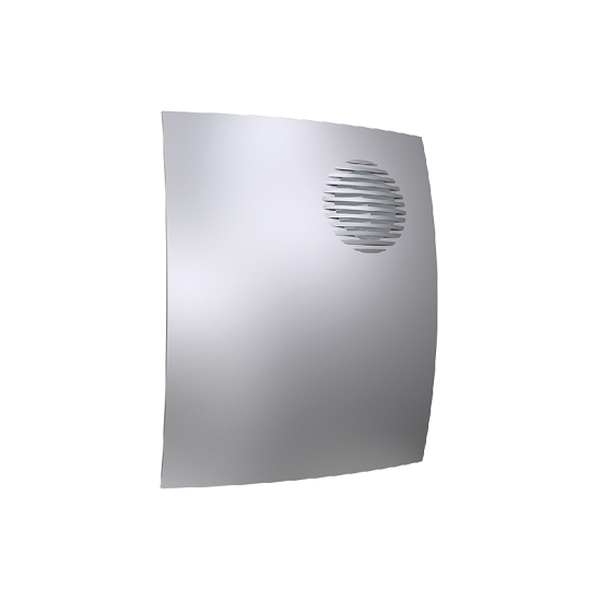 Вентилятор осевой вытяжной PARUS 4С gray metal, D100