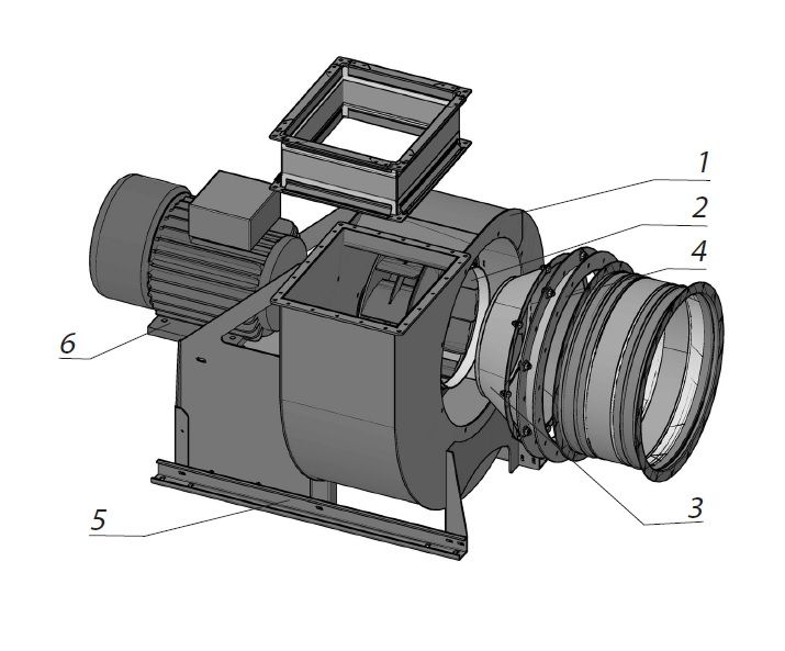 Устройство вентилятора Улитка