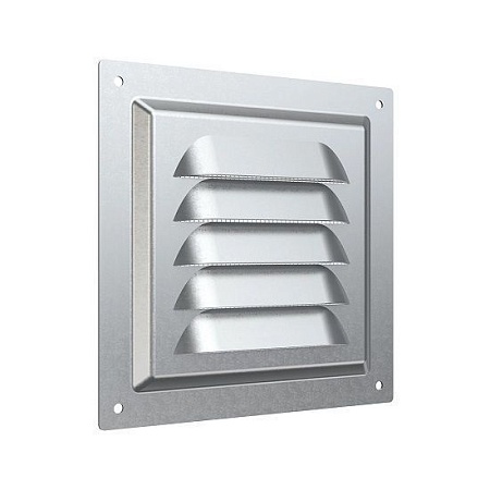 Решетка вентиляционная 1212МЦ (125х125  оцинкованная)