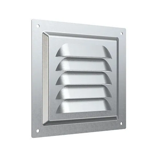 Решетка вентиляционная 1212МЦ (125х125  оцинкованная)